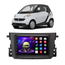 Kit Multimidia Android 7 Polegadas Smart Fortwo 2009 e 2010 + Câmera e Moldura