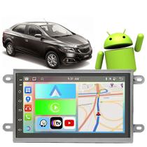 Kit multimidia android 7" prisma 13/19 chevrolet carplay