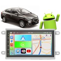 Kit multimidia android 7" prisma 13/19 chevrolet carplay
