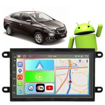 Kit multimidia android 7" prisma 13/19 chevrolet carplay