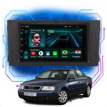 Kit Multimídia Android 7p CarPlay Audi A6 1997 a 2004 Wifi Carplay