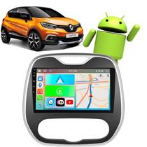 Kit multimidia android 9" captur 17/22 ar digital black pian