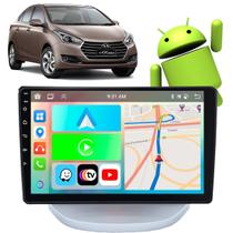 Kit multimidia android 9" hb20 12/19 preto hyundai carplay