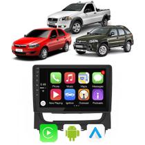 Kit Multimidia Android 9" Palio Weekend Siena El Strada 2012-2020 Carplay