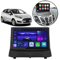 Kit Multimídia Android 9 Polegadas Ford Fiesta 2012 2013 2014 2015 2016 2017 2018 Carplay Android Auto Waze Youtube 32gb Rom 2gb Ram