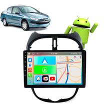 Kit Multimídia Android 9 Polegadas Peugeot 206 2000-2010 CarPlay