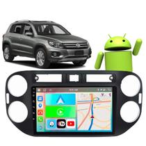 Kit multimidia android 9" tiguan 09/17 preto volkswagen carp
