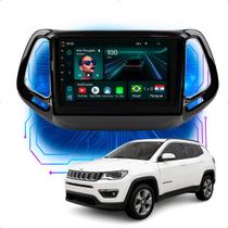 Kit Multimídia Android 9p Compass 2017-2021 4GB+64GB Carplay