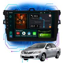 Kit Multimídia Android 9p Corolla 2009 2014 4GB 64GB Carplay BT