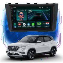 Kit Multimídia Android 9p Creta 2022-2024 4GB+64GB Wi-Fi GPS