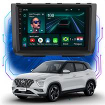 Kit Multimídia Android 9p Creta 2022-2024 4GB+64GB Wi-Fi GPS