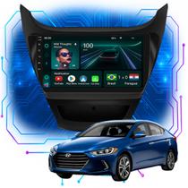 Kit Multimídia Android 9p Elantra 2014-2016 4GB+64GB Carplay