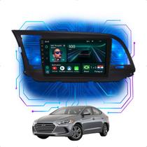 Kit Multimídia Android 9p Elantra 2017-2018 4GB+64GB Carplay