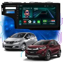 Kit Multimídia Android 9p Fit WRV 2015-2021 4GB+64GB Carplay