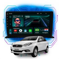 Kit Multimídia Android 9p Grand Siena 2013-2021 4GB+64GB GPS