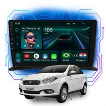Kit Multimídia Android 9p Grand Siena 2013-2021 4GB+64GB GPS