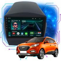 Kit Multimídia Android 9p IX35 2010-2022 4GB+64GB Carplay BT