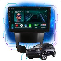 Kit Multimídia Android 9p Korando 2014-2016 4GB+64GB Full HD