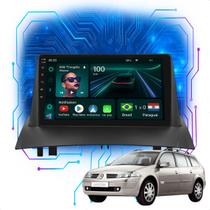Kit Multimídia Android 9p Megane 2007-2013 4GB+64GB Wi-Fi BT