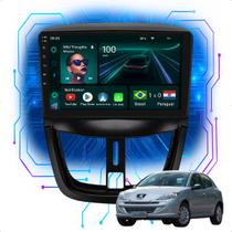 Kit Multimídia Android 9p Peugeot 207 2009-2015 4GB+64GB GPS