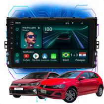 Kit Multimídia Android 9p Polo Virtus 2018-2022 4GB+64GB GPS