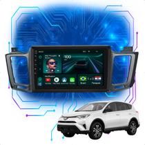 Kit Multimídia Android 9p Rav4 2013-2018 4GB+64GB Full HD BT