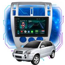 Kit Multimídia Android 9p Tucson 2007-2016 4GB+64GB Carplay