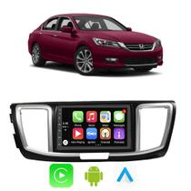 Kit Multimidia Android Auto Carplay Accord 2013 2014 2015 2016 2017 7" Voz Google Siri Tv Online Gps - E-Carplay