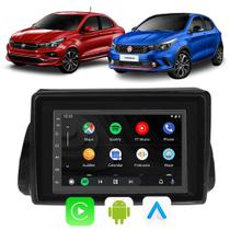 Kit Multimidia Android Auto Carplay Argo Cronos 2018 2019 2020 2021 2002 2023 7" Voz Google Siri
