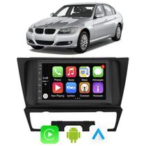 Kit Multimidia Android Auto Carplay Bmw Serie 3 2005 2006 2007 2008 2009 2010 2011 2012 7" Siri