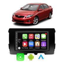 Kit Multimidia Android Auto Carplay Corolla 2009 2010 2011 2012 2013 2014 7" Voz Google Siri