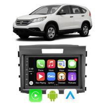 Kit Multimidia Android-Auto/Carplay Crv 2012 2013 2014 2015 2016 7" Voz Google Siri Tv Bluetooth