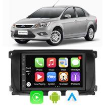 Kit Multimidia Android Auto Carplay Focus 2009 2010 2011 2012 2013 7" Voz Google Siri Tv Online Gps