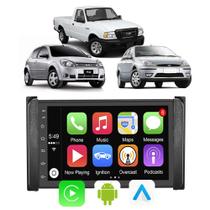 Kit Multimidia Android Auto Carplay Ford Ka Focus Escort Ranger F-250 7" Voz Google Siri Tv Online