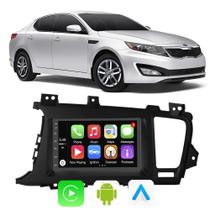 Kit Multimidia Android Auto Carplay Optima 2010 2011 2012 2013 2014 7" Voz Google Siri Tv Bluetooth
