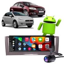 Kit Multimidia Android-Auto Punto 2008-2012 1 Din 2-32Gb Gps