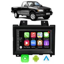 Kit Multimidia Android Blazer S10 1995-2000 7 Pol Carplay + Câmera e Moldura