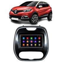 Kit Multimídia Android Captur 2017 2018 2019 2020 2021 2022 2023 2024 AR Analogico 7 Polegadas Gps