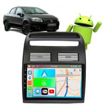 Kit Multimídia Android CarPlay 2-32GB 9" Polegadas Linea 2009 a 2014 GPS WiFi