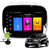 Kit Multimídia Android Carplay 7 Pol Fiat Mobi 2016 2017 2018 2019 2020 2021