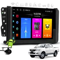 Kit Multimídia Android Carplay 7 Pol Hilux 2005 2006 2007 2008 2009 2010 2011
