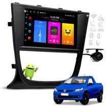 Kit Multimídia Android Carplay 7 Pol Saveiro G5 2008 2009 2010 2011 2012