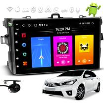 Kit Multimídia Android Carplay 9 Pol Corolla 2009 2010 2011 2012 2013