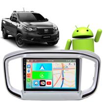 Kit Multimidia Android Carplay 9 Pol Strada 2021 a 2024 + Câmera