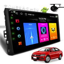 Kit Multimídia Android Carplay 9 Pol Virtus 2018 2019 2020 2021 2022