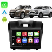 Kit Multimidia Android Carplay Blazer S10 2012 a 2016 9 Pol + Câmera