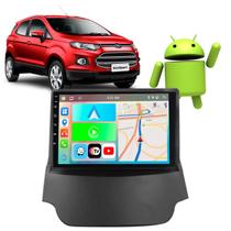 Kit Multimidia Android Carplay EcoSport 2013-2017 9 Pol GPS Wifi