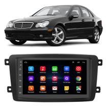 Kit Multimídia Android Classe C 2001 2002 2003 2004 2 Din Preto 7" GPS Integrado Tv Online Bl Kit Multimídia Android Classe C 2001 2002 2003 2004 2 Din Preto 7" GPS Integrado Tv Online Bl