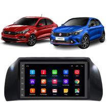 Kit Multimídia Android Fiat Argo Cronos 2018 2019 2020 2021 2022 2023 7 Polegadas GPS Tv Online
