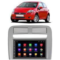 Kit Multimídia Android Fiat Punto 2008 2009 2010 2011 2012 7" GPS Integrado Tv Online WiFi
